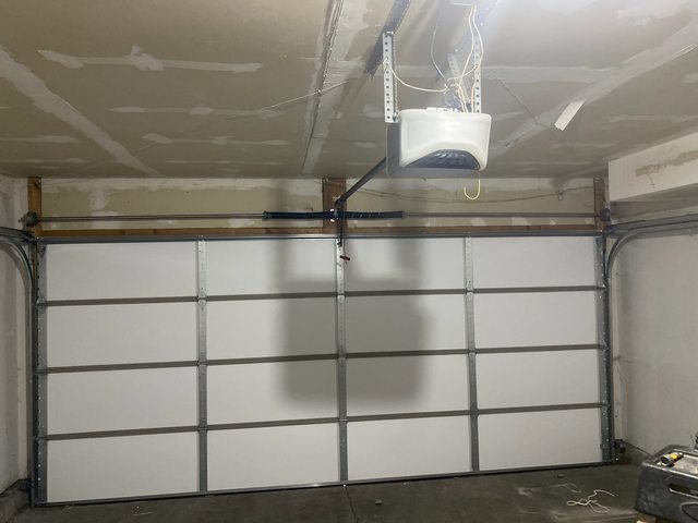 New garage door opener installation